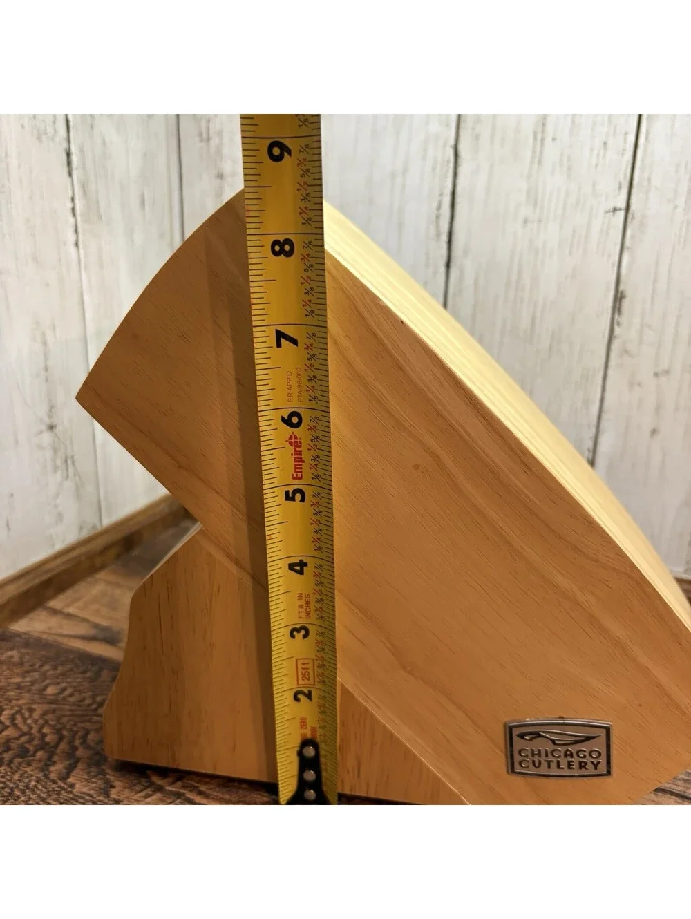 Chicago Cutlery 14-Slot Knife Block Maple Wood Storage Block Only